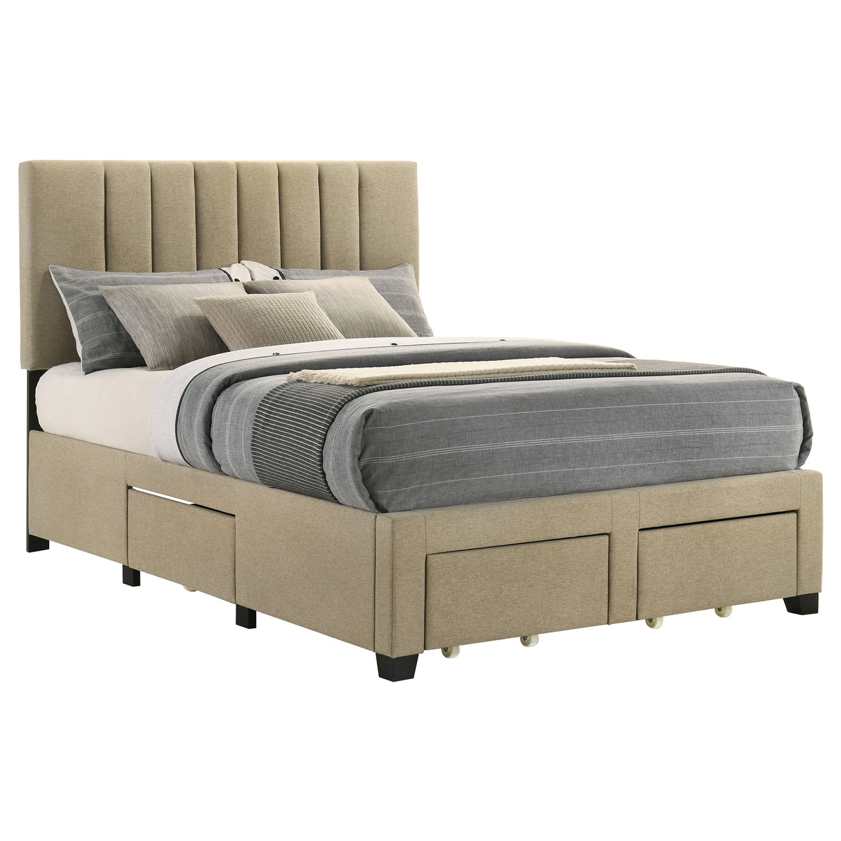 Wheatland Panel Platform Storage Bed - Furniture World