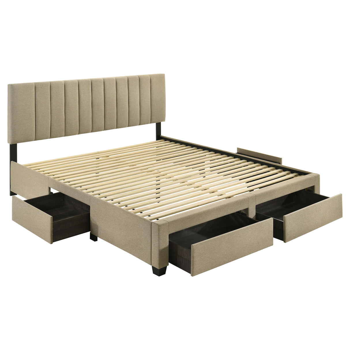 Wheatland Panel Platform Storage Bed - Furniture World