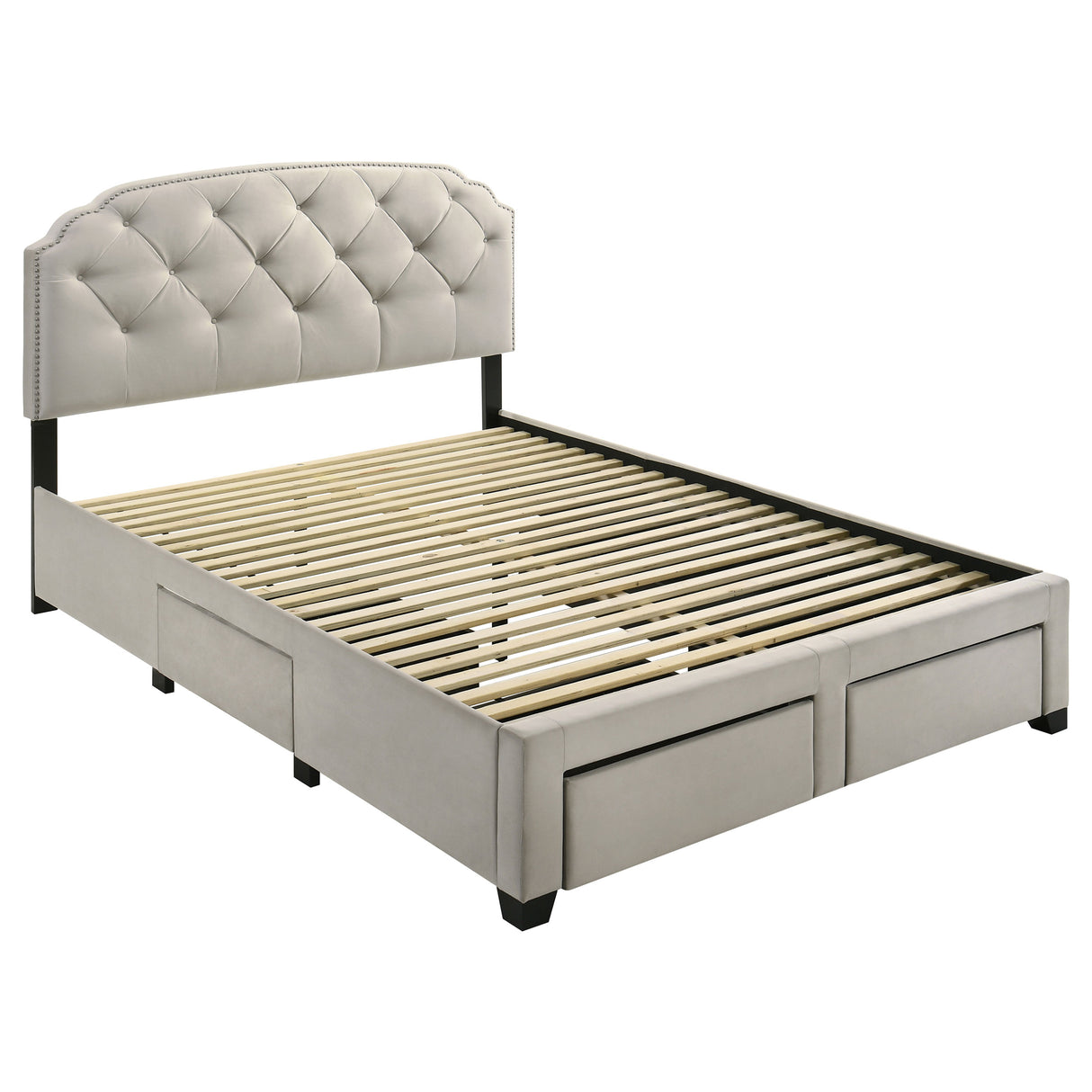 Marianna Panel Platform Storage Bed - Furniture World