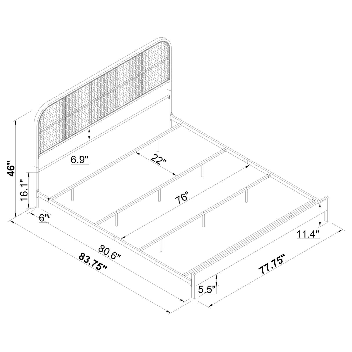 Amherst Panel Bed - Furniture World