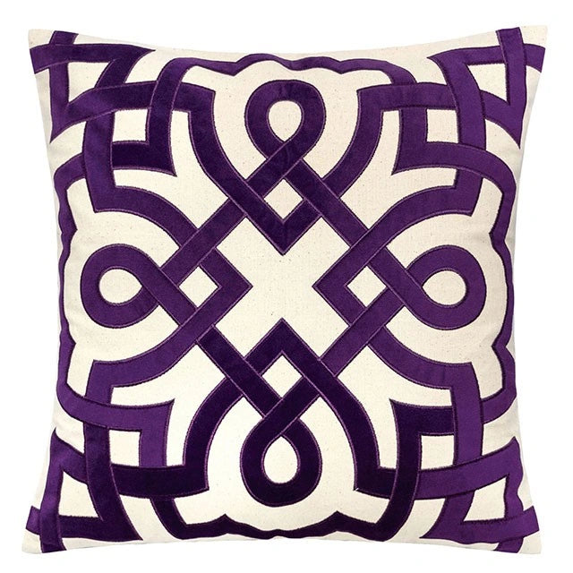 Jorja Purple 20" X 20" Pillow, Purple