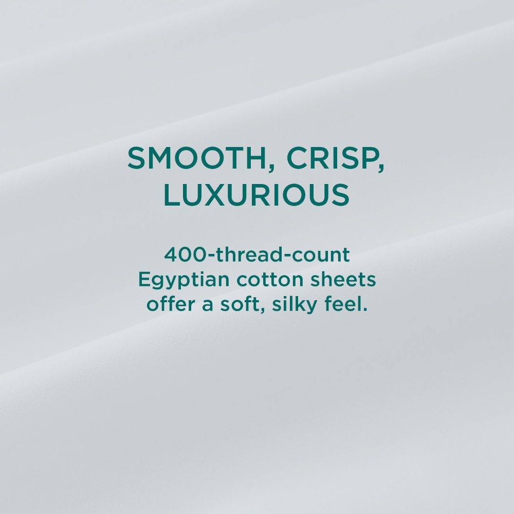 TEMPUR-Adapt Luxe Egyptian Cotton Sheets - White