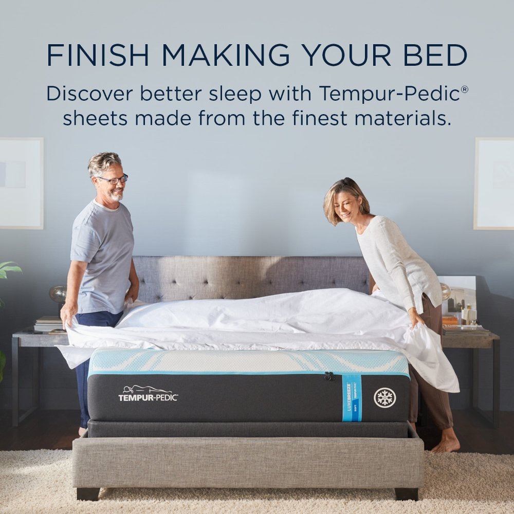 TEMPUR breeze cooling Sheet Set Sandstone