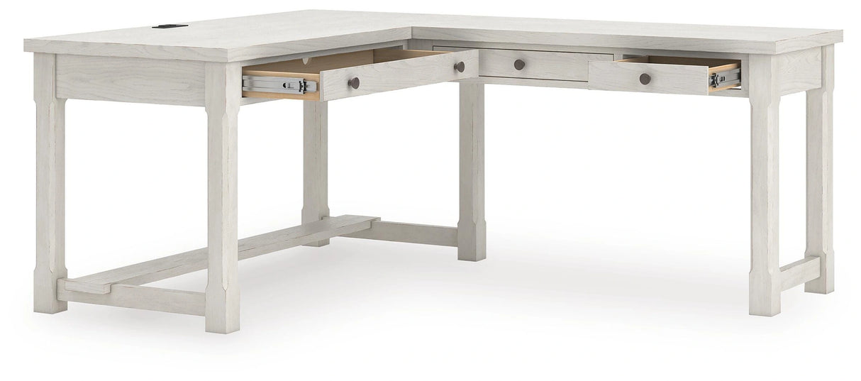 Robbinsdale L-Shaped Home Office Desk