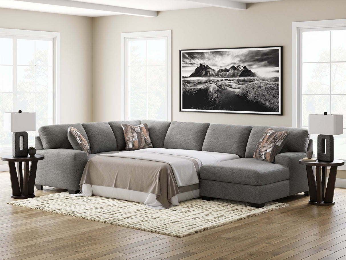 Clarington Sleeper Sectional with Chaise - Furniture World