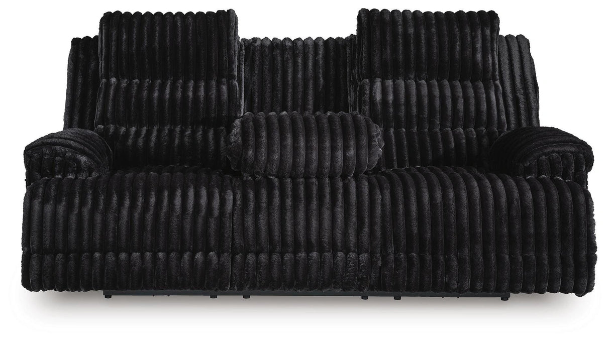 Rhine Falls Power Reclining Sofa with Drop Down Table