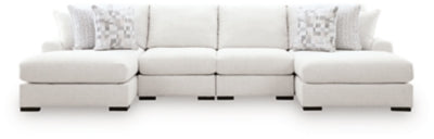 Misty-Lakes Double Chaise Sectional - Furniture World