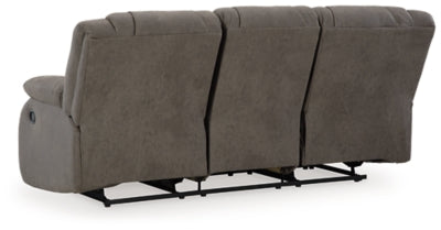 First Base Reclining Sofa - Furniture World