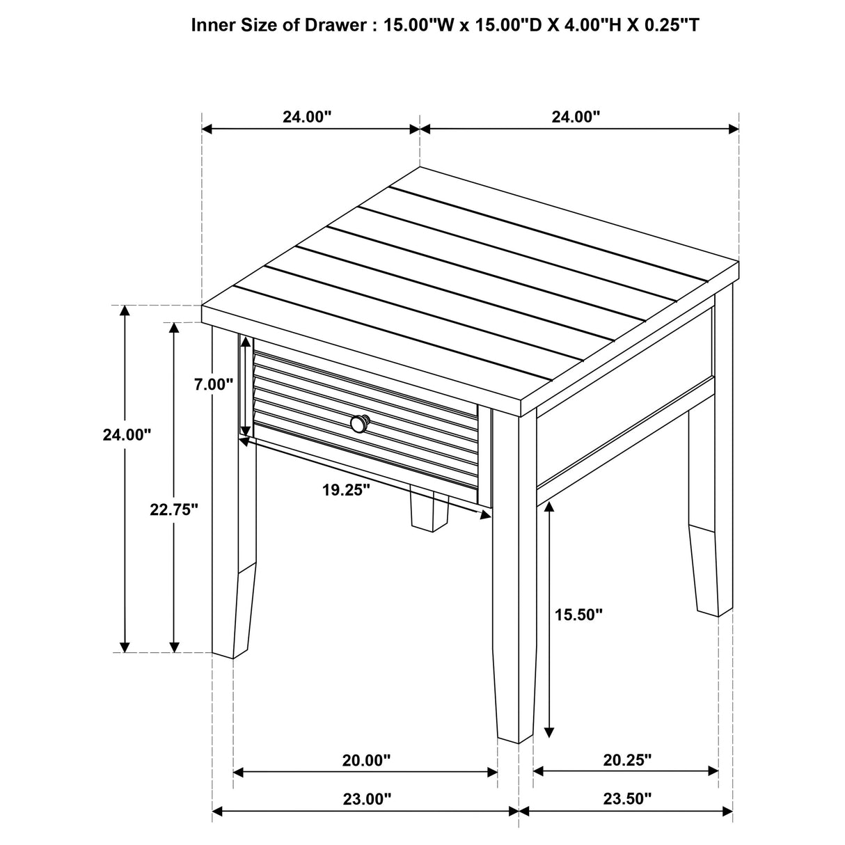 Concord End Table