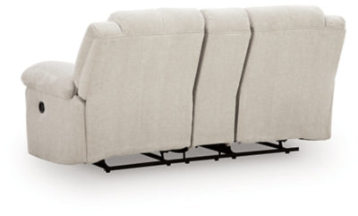 Orlen Reclining Loveseat with Console - Furniture World