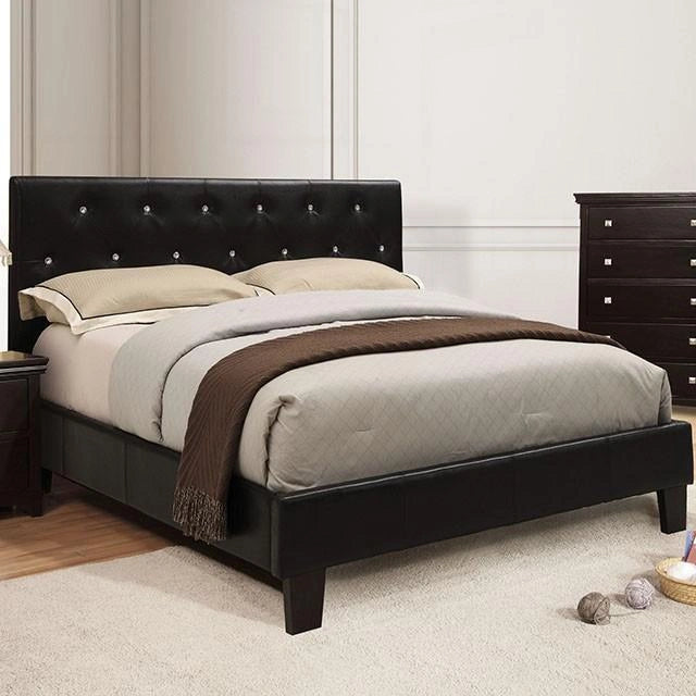 Velen Black Cal.King, E.King, Full, & Twin Bed Black & White