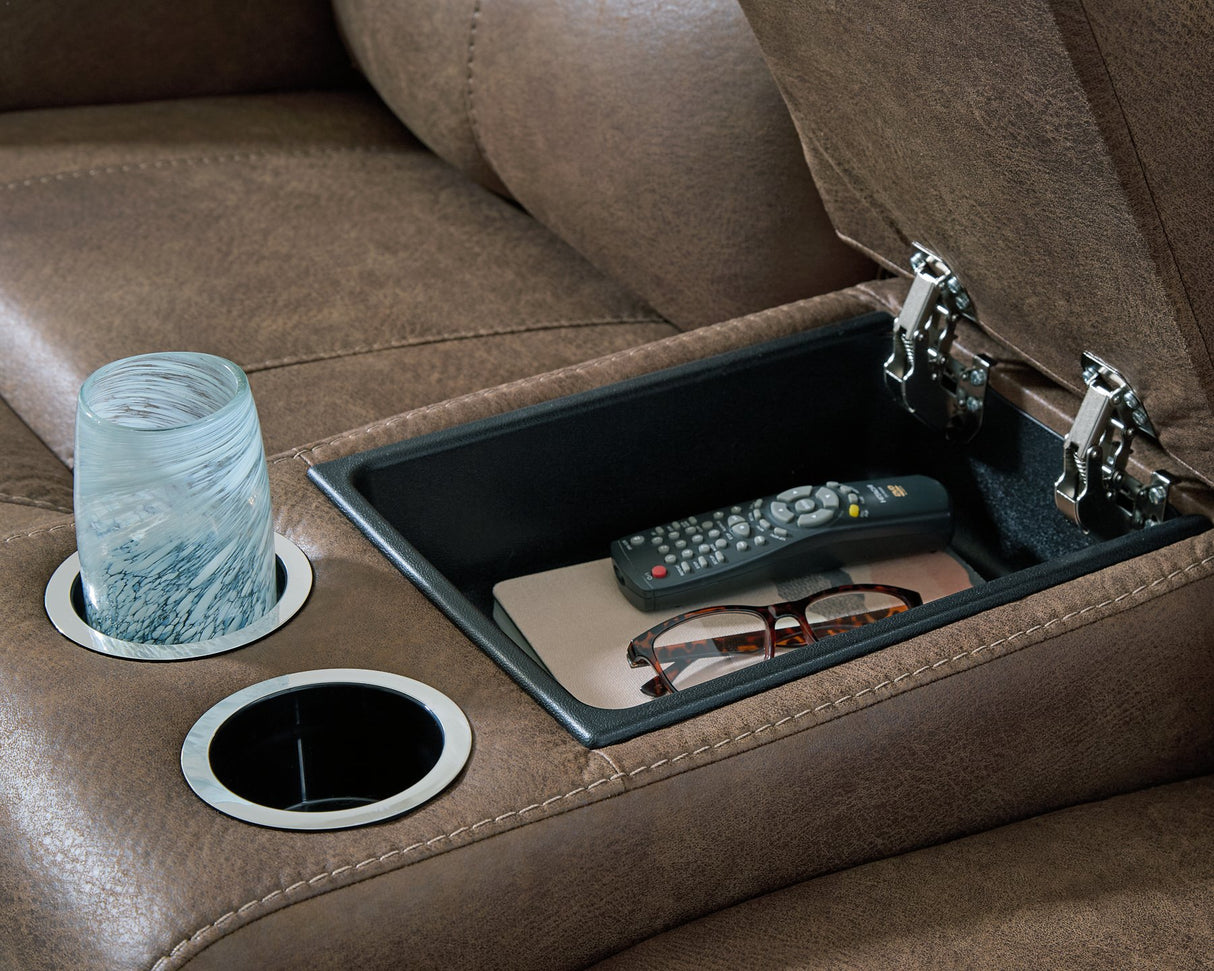Beckley Place Reclining Living Room Set - Furniture World