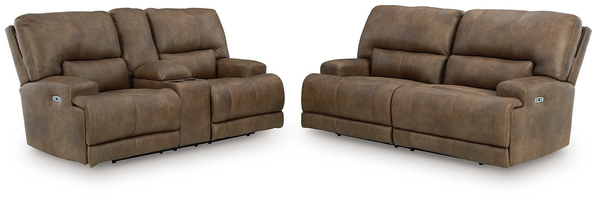 Beckley Place Reclining Living Room Set - Furniture World