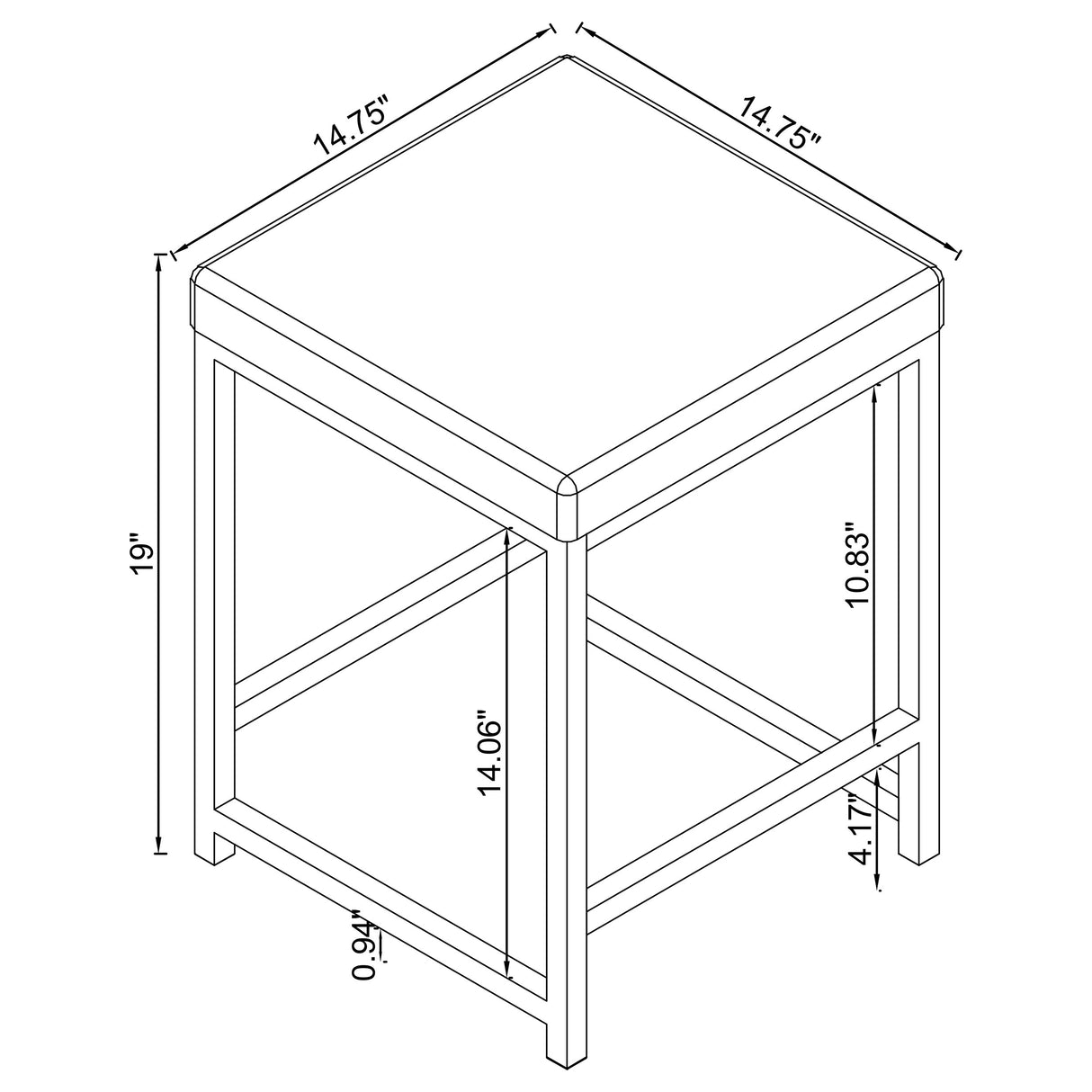 Umbridge Makeup Vanity Stool
