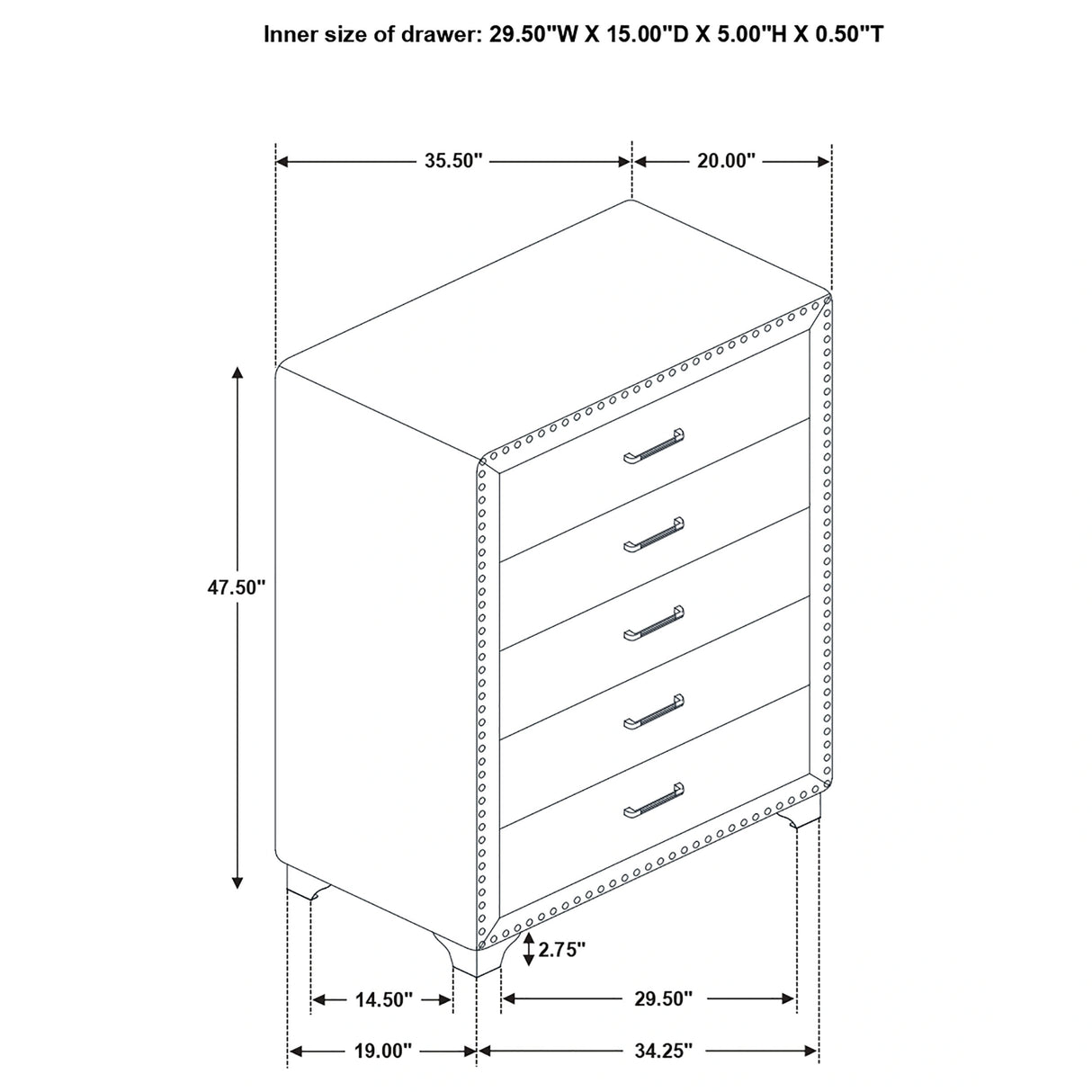 Melody Chest of Drawers