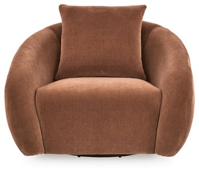 Yahya Swivel Accent Chair - Furniture World
