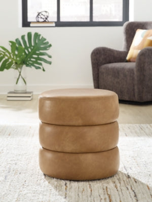Ummi Swivel Accent Ottoman - Furniture World