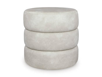 Ummi Swivel Accent Ottoman - Furniture World