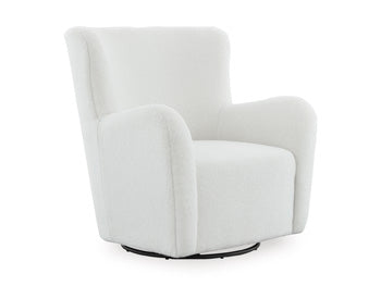 Rowenburg Swivel Glider Accent Chair - Furniture World