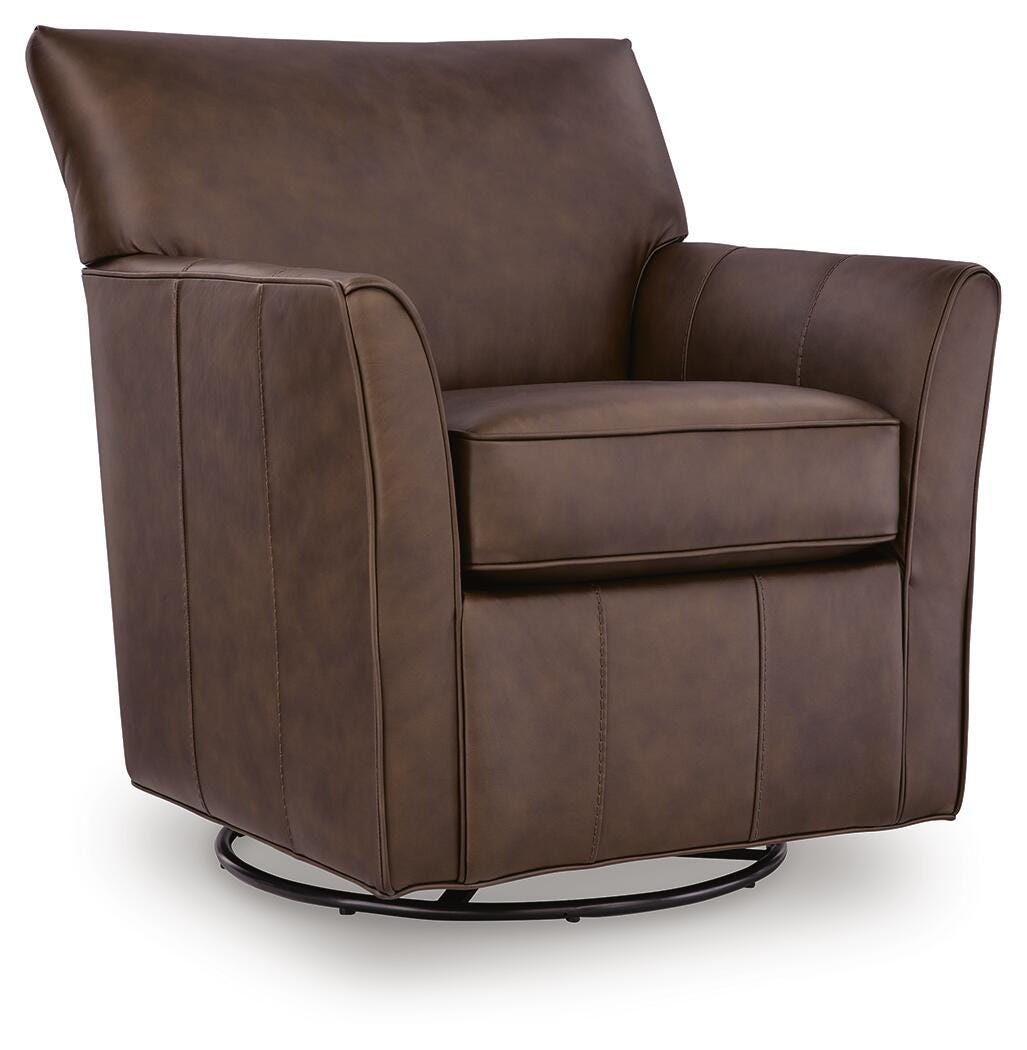 Braydunn Swivel Glider Accent Chair - Furniture World