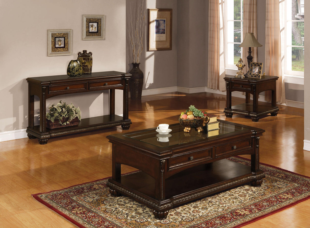 Anondale Cherry Coffee Table - Furniture World