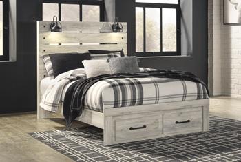 Cambeck Bed with 2 Storage Drawers - Furniture World
