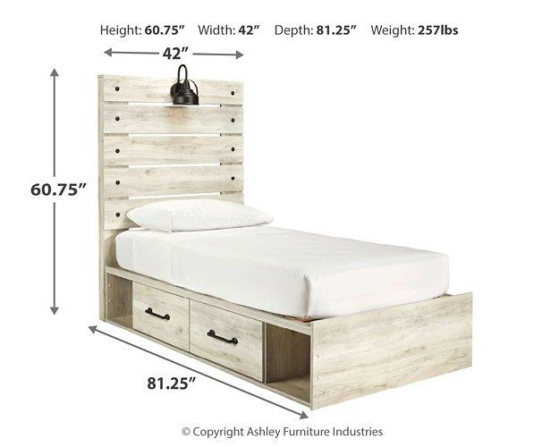 Cambeck Bed with 4 Storage Drawers - Furniture World