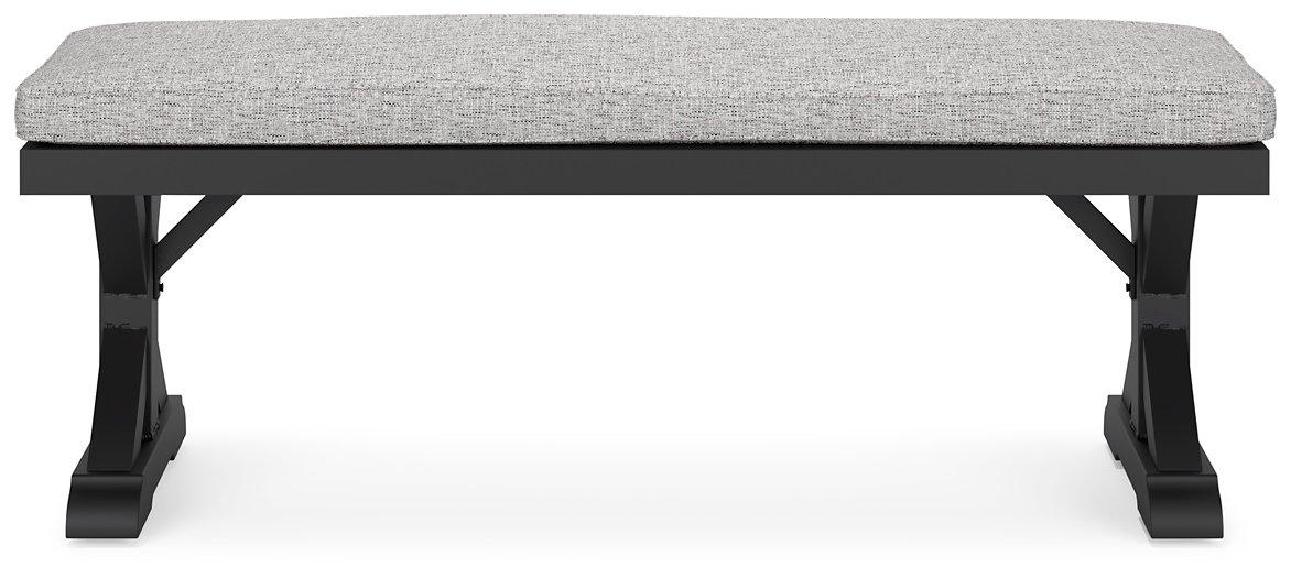 Beachcroft Outdoor Bench with Cushion - Furniture World