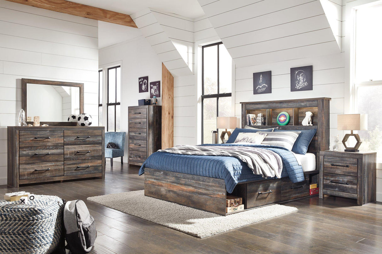 Drystan Youth Bed with 2 Storage Drawers - Furniture World