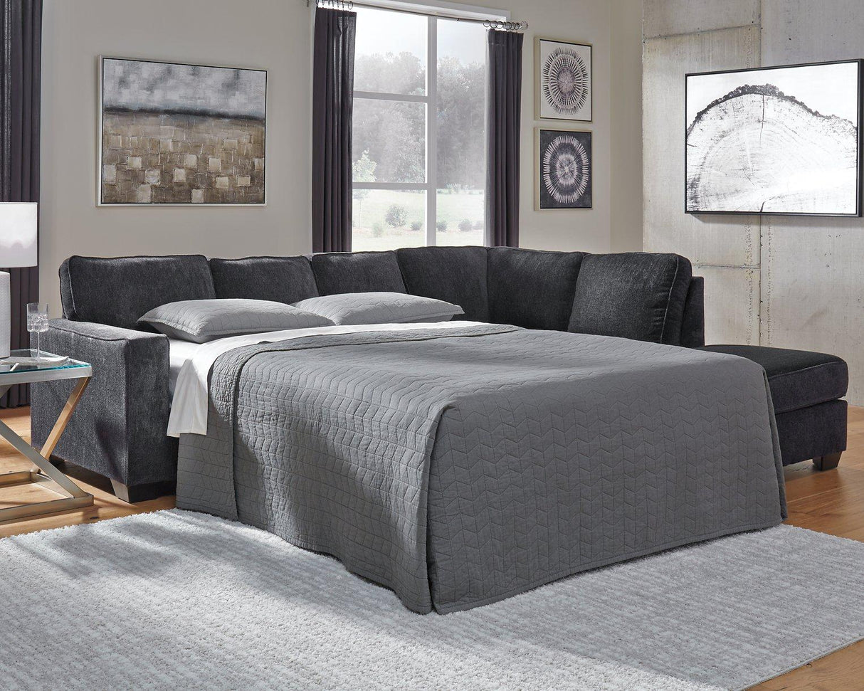 Altari Sleeper Sectional with Chaise - Furniture World