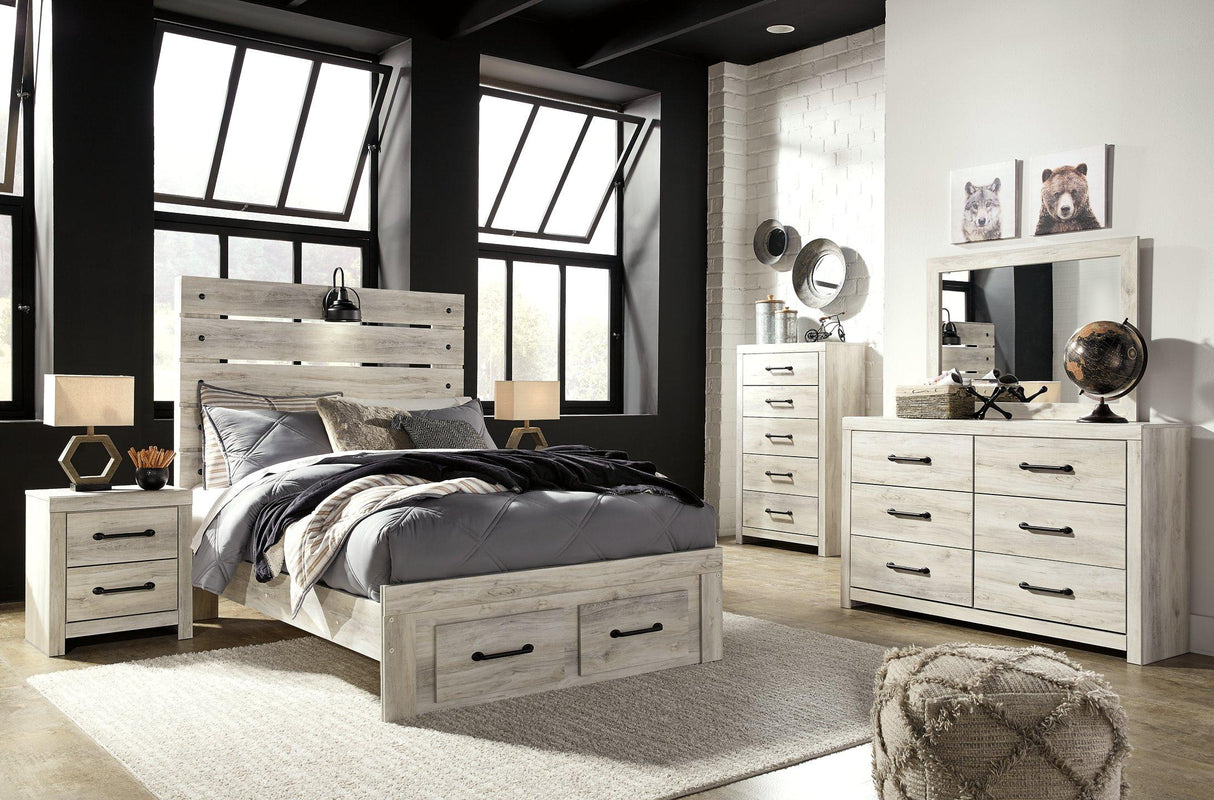 Cambeck Bed with 2 Storage Drawers - Furniture World