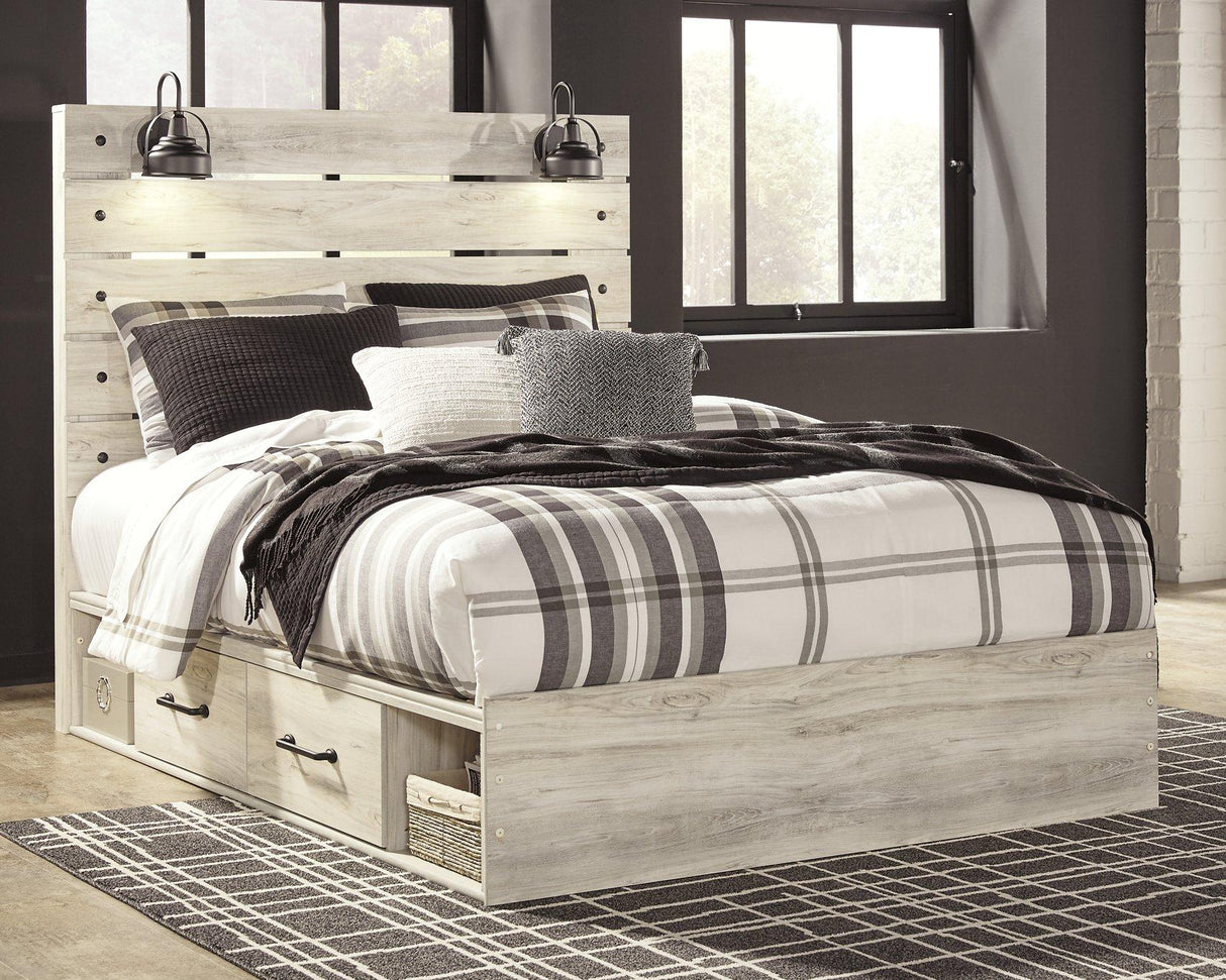 Cambeck Bed with 4 Storage Drawers - Furniture World