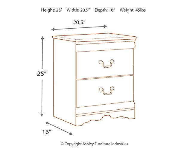 Anarasia Nightstand - Furniture World