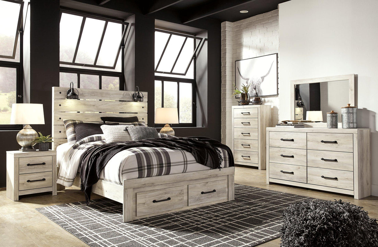 Cambeck Bed with 2 Storage Drawers - Furniture World