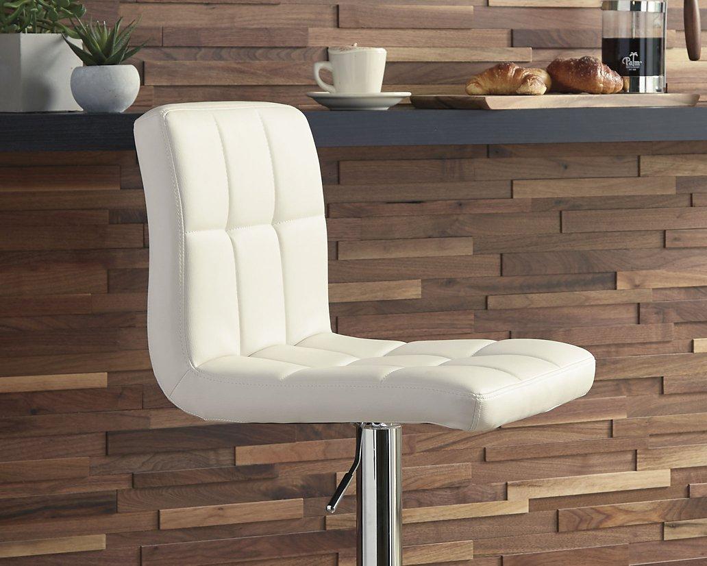 Bellatier Adjustable Height Bar Stool - Furniture World