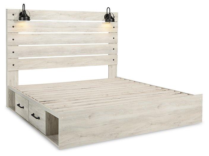 Cambeck Bed with 2 Storage Drawers - Furniture World