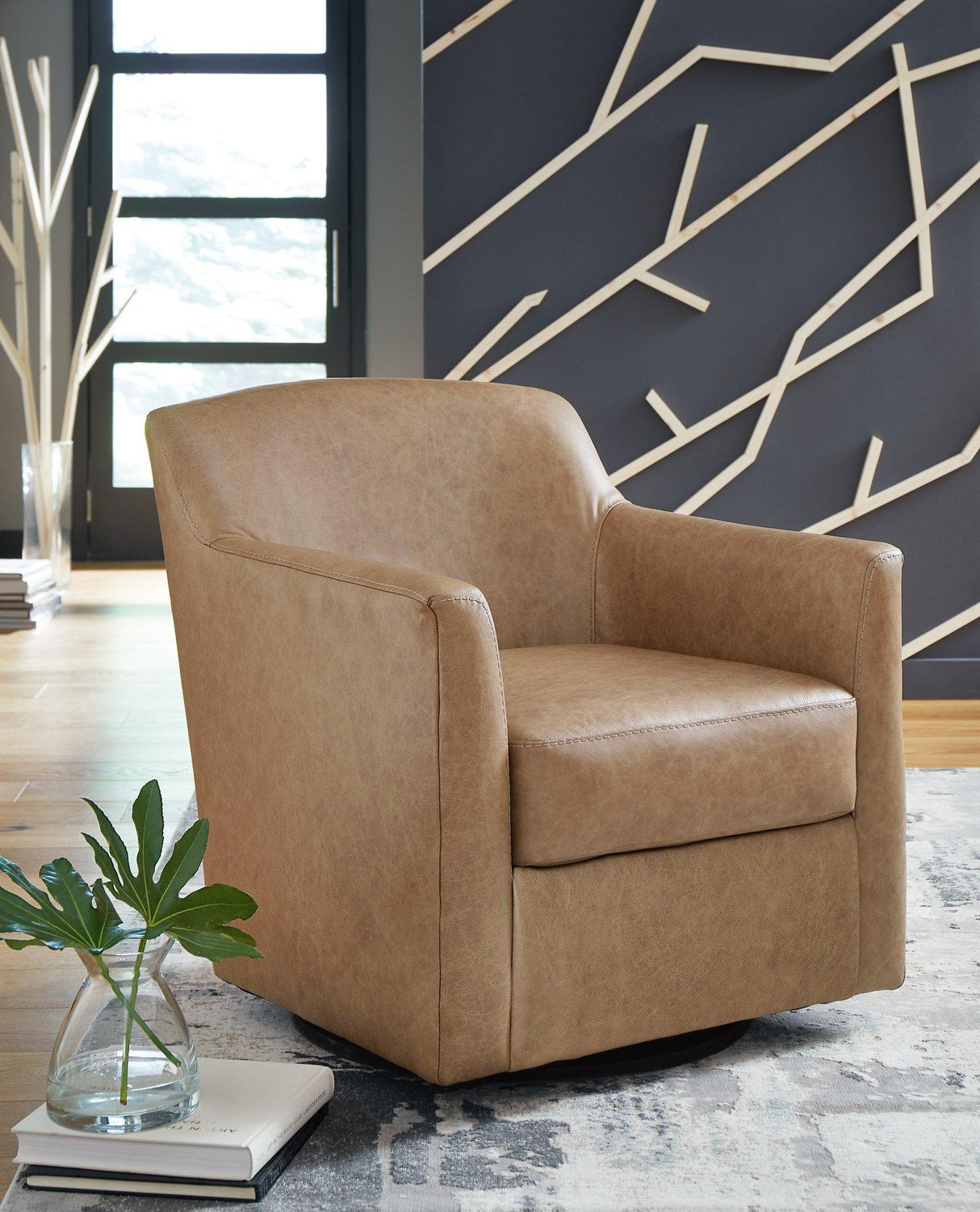 Bradney Swivel Accent Chair - Furniture World