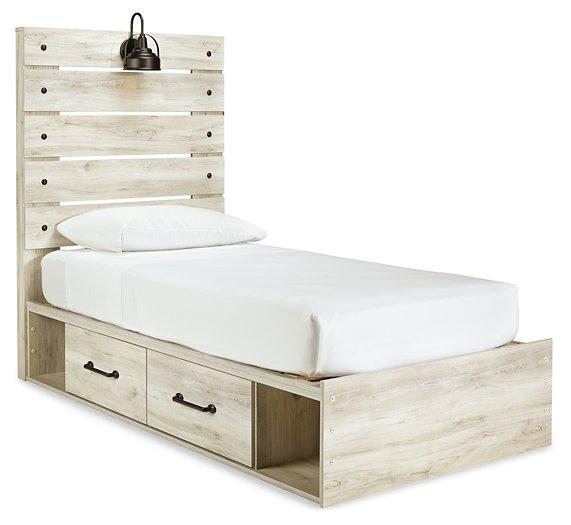 Cambeck Bed with 2 Storage Drawers - Furniture World