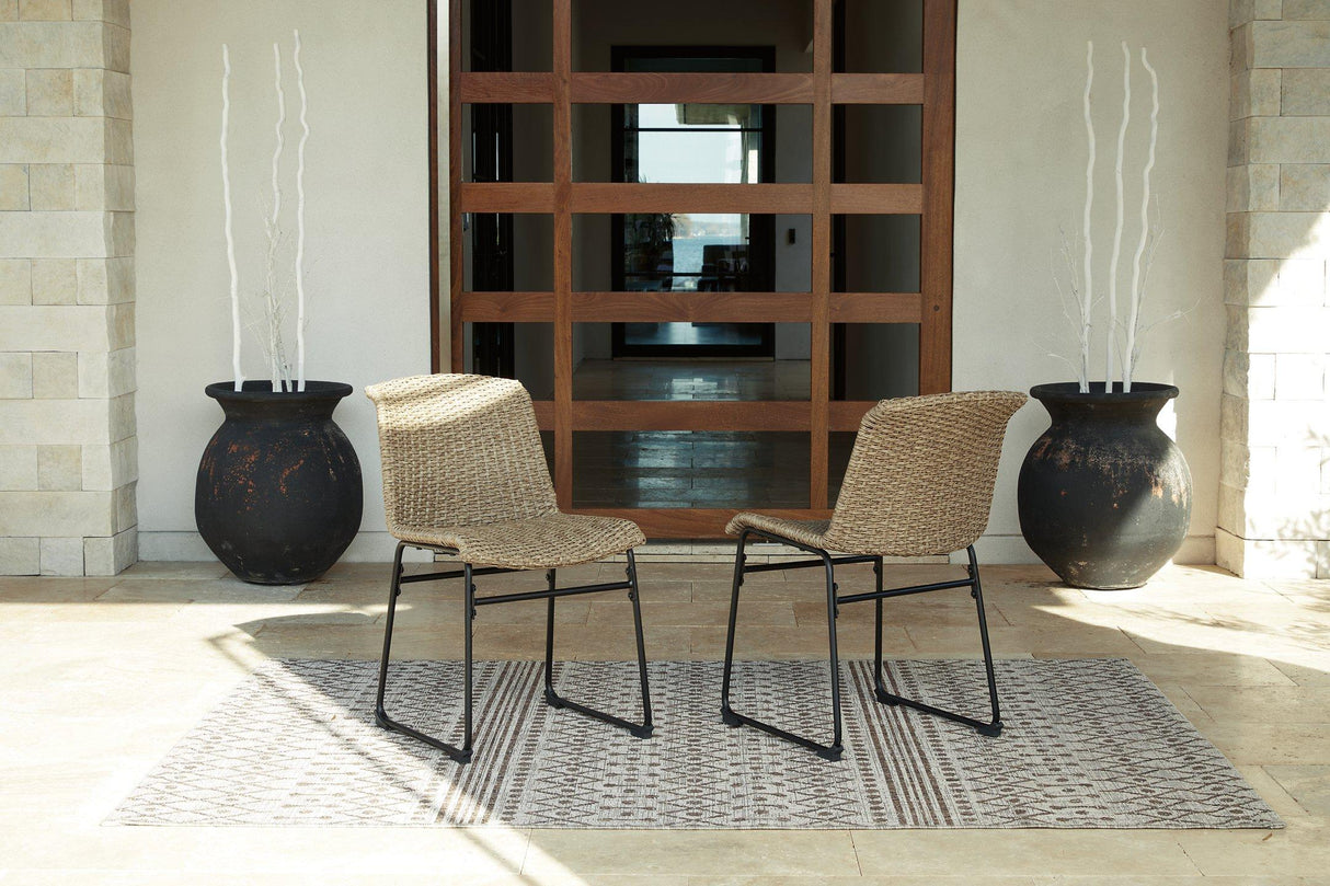 Amaris Outdoor Dining Chair (Set of 2) - Furniture World