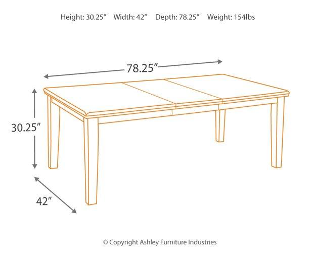 Haddigan Dining Extension Table - Furniture World