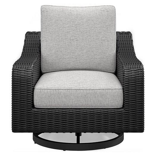 Beachcroft Outdoor Swivel Lounge with Cushion - Furniture World