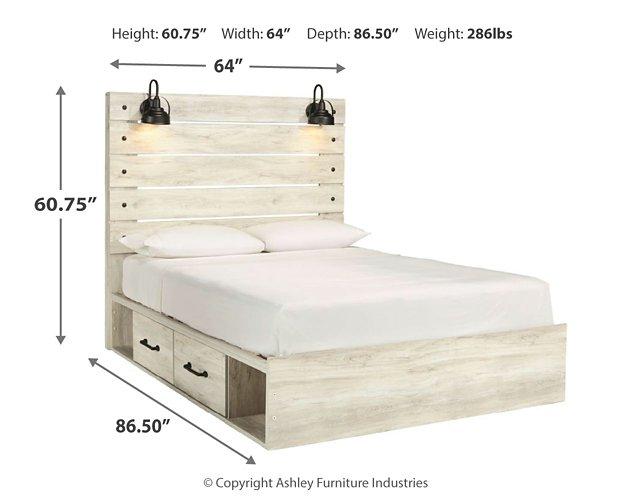 Cambeck Bed with 4 Storage Drawers - Furniture World