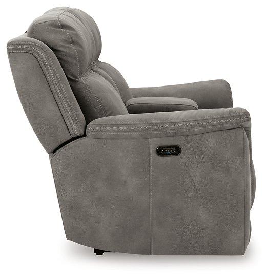 Next-Gen DuraPella Power Reclining Loveseat with Console - Furniture World