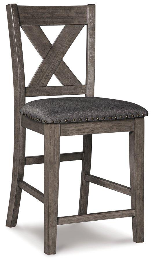 Caitbrook Counter Height Upholstered Bar Stool - Furniture World