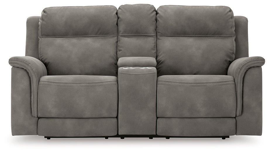 Next-Gen DuraPella Power Reclining Loveseat with Console - Furniture World