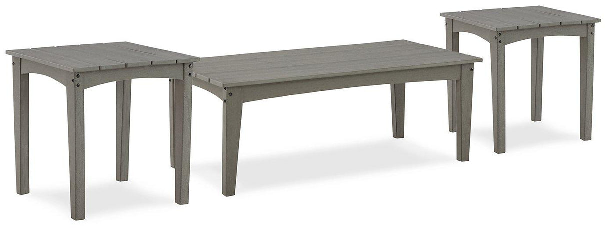 Visola Outdoor Occasional Table Set - Furniture World