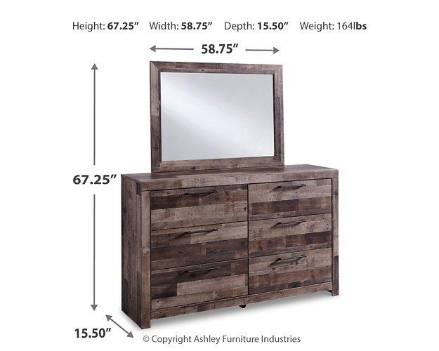 Derekson Dresser and Mirror - Furniture World