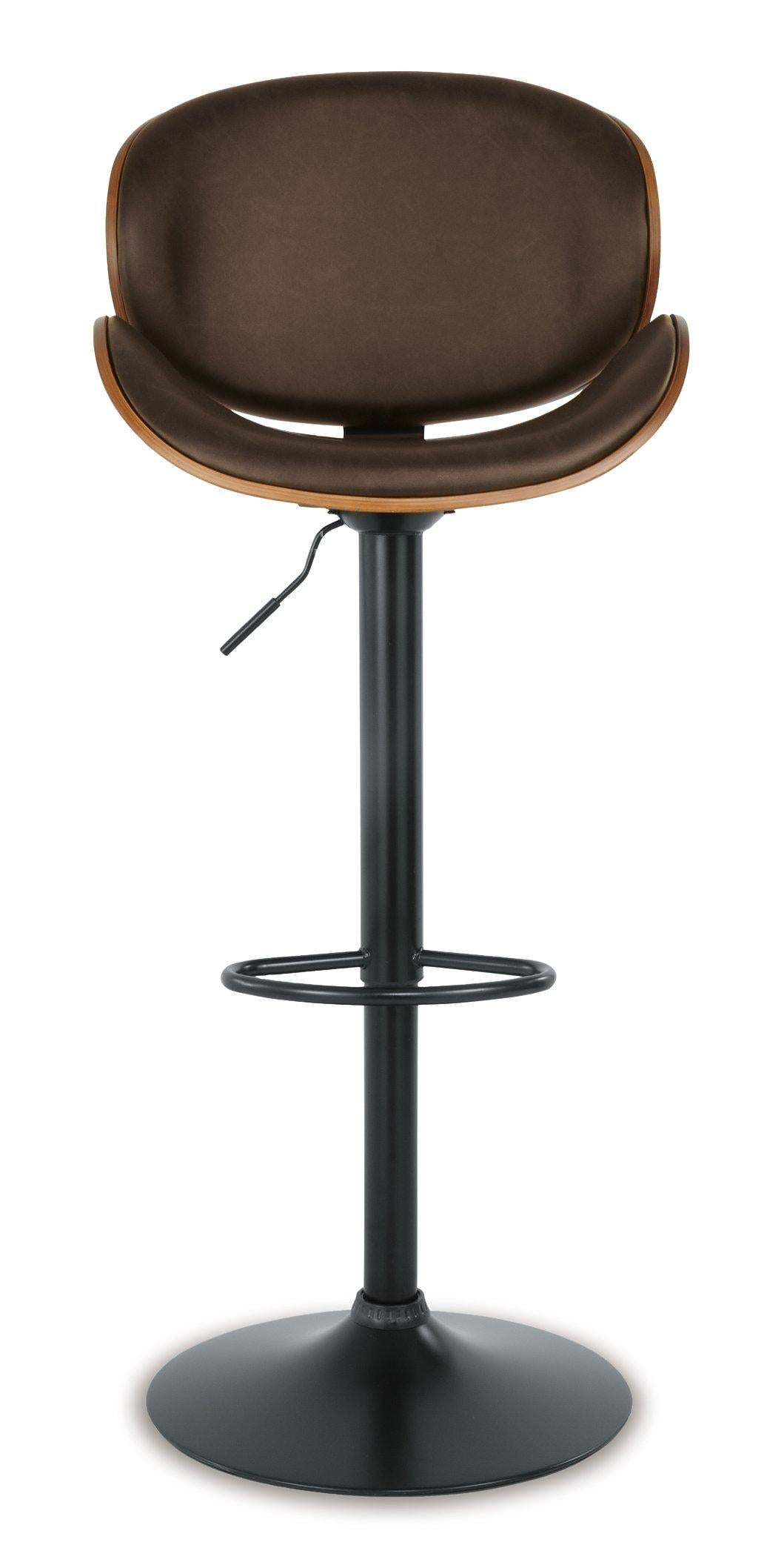 Bellatier Adjustable Height Bar Stool - Furniture World