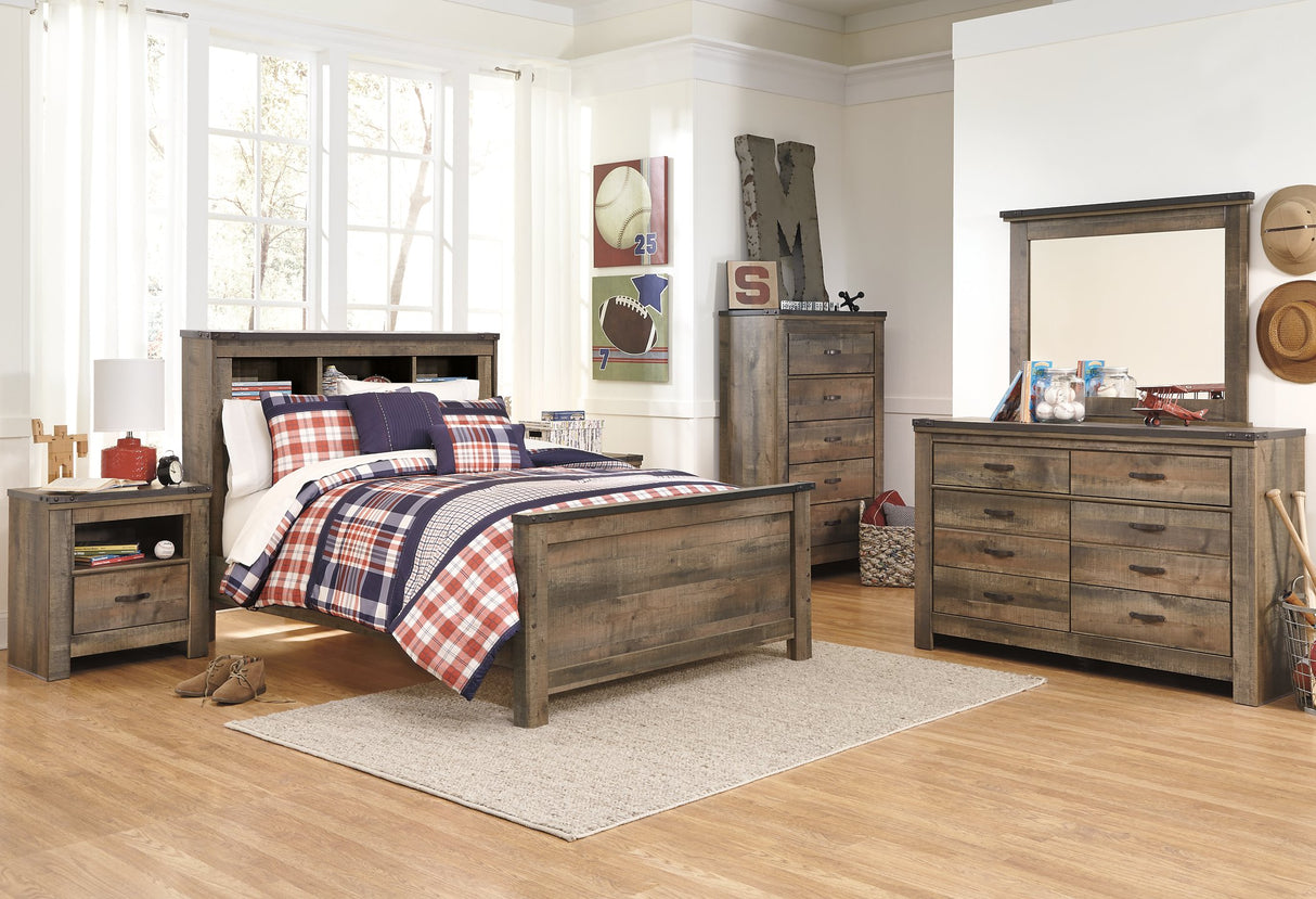 Trinell Bookcase Bed - Furniture World