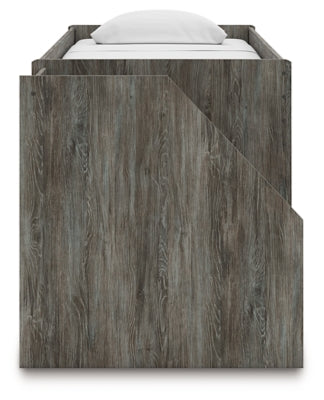 Frandern Loft Bed with Drawer Storage - Furniture World